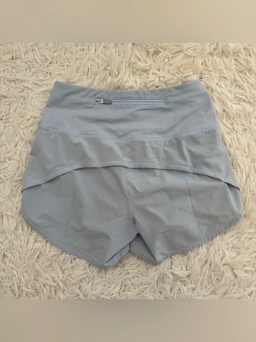 Lululemon Speedups Shorts in Light Baby Blue Size 0